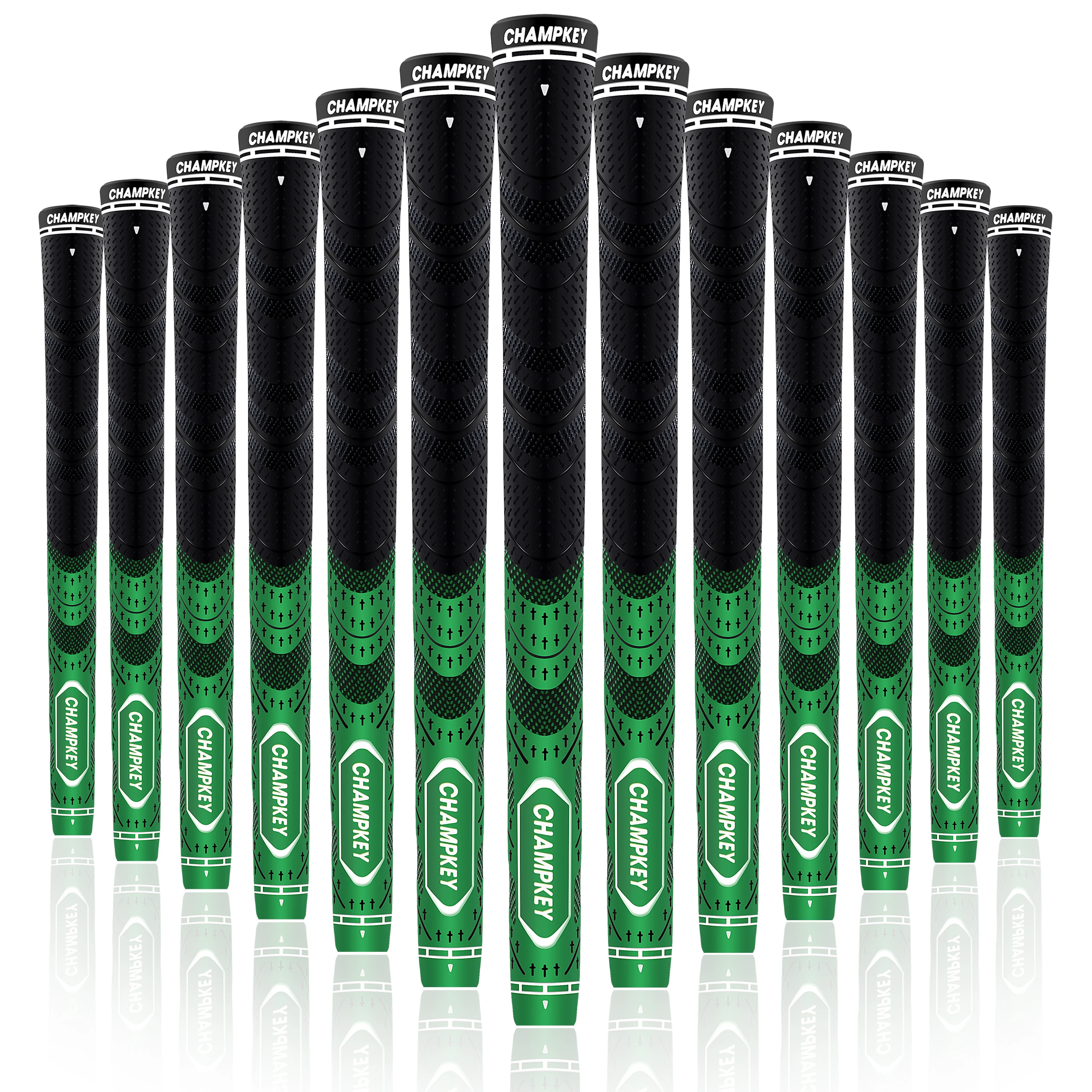 

Champkey 10PCS MCS LITE Rubber Standard & Midsize Golf Grips 4 Colors Quality Rubber Grips Free Shipping