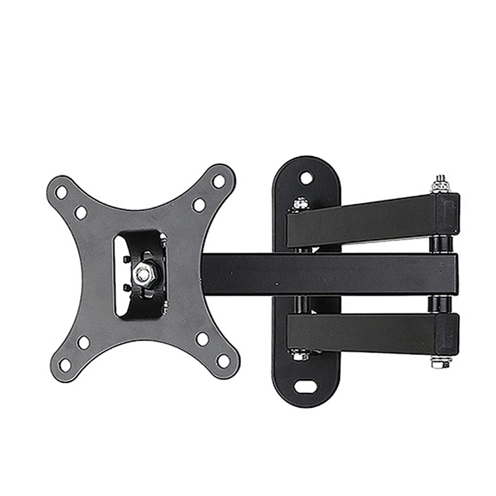 عرض قوس رف LCD عرض التلفزيون حامل قابل للسحب رف تلسكوبي LCD عرض الحائط جبل حامل الأرفف 10-37 بوصة