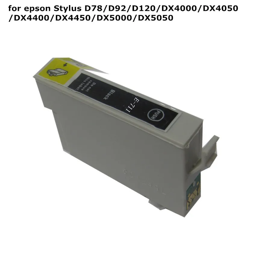 Чернильный картридж T0711 71 711 для принтера EPSON Stylus D78 D92 D120 DX4000 DX4050 DX4400 DX4450 DX5000 DX5050 1