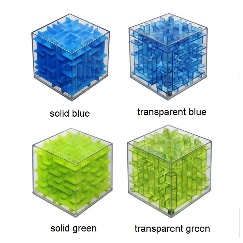 Mini 3D Maze Magic Cube Puzzle Speed Cube Labyrinth Rolling Ball Toys Puzzle Game Cubos Magicos