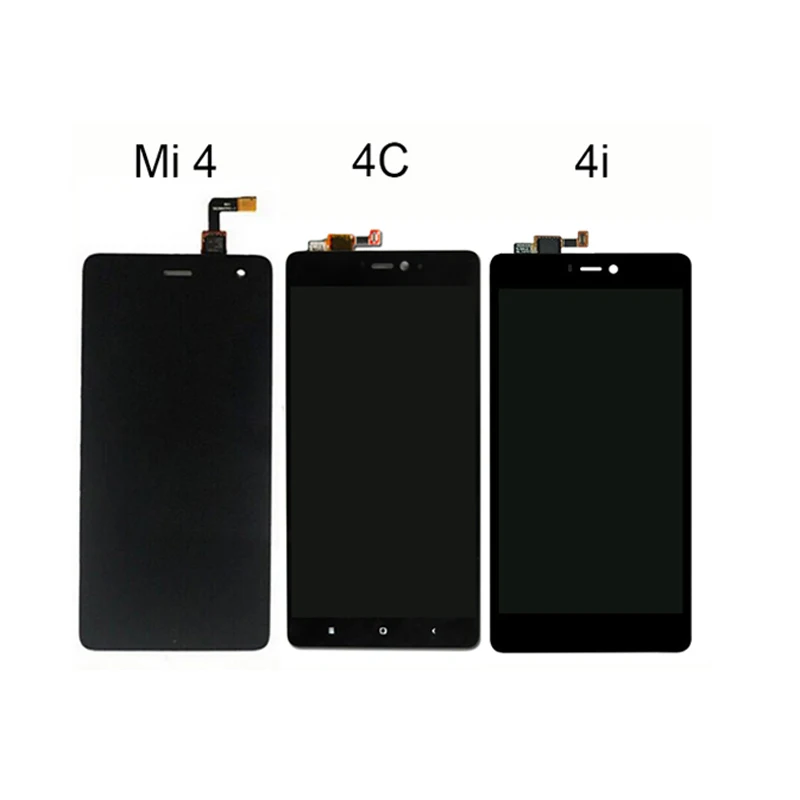 5," ЖК-дисплей для Xiaomi mi 4 ЖК-дисплей mi 4C ЖК-сенсорный экран дигитайзер для Xiaomi mi 4 4C 4i mi 4i ЖК-экран сенсорная панель