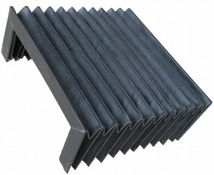 Folded 14.5x6.5x6.5cm Replacement Accordion Shape Flexible Dust Cover for Milling Machine Unfolded 14.5x24x6.5cm