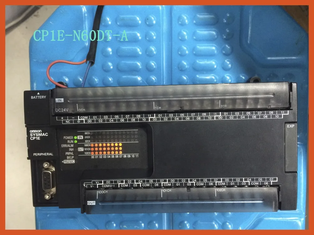 New original 36 DI 24 DO Transistor CP1E-N60DT-A unit AC100-240V PLC Programmable Logic Controller well tested working N60DT new original programmable controller digital plc module di 4 do 4 transistor output dvp08xp211t