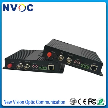 

1Ch Bi-directional HDSDI+2ch Bi-directional Audio+1x Reverse RS485 data+100Mbps Ethernet HD-SDI Fiber Optical Media Converters