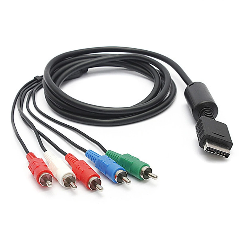 Аксессуары для игр 140 см компонентный 5RCA AV аудио видео HD ТВ кабель для 1 2 3 PS2 PS1