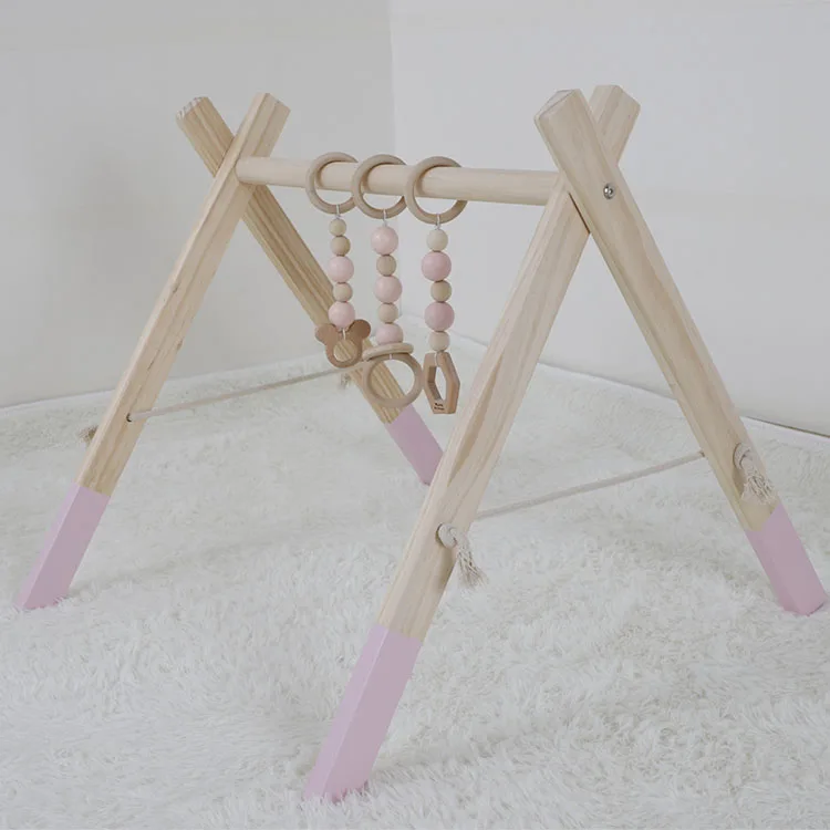 wooden play mat frame