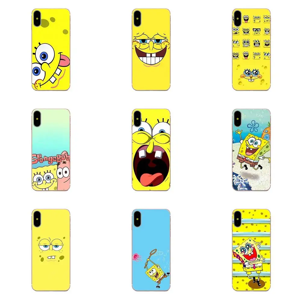 

Cartoon Spongebob Squarepants For Xiaomi Redmi Mi Note 7 8 9 SE Pro Lite Go Play Hot Fashion Design Cell Phone Case