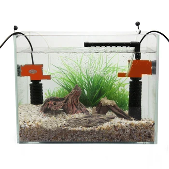 

Mini Cheap Aquarium Filter Pump for aquarium, 2W 3W 5W for sponge filtering + Water Flow + Air Increase, skimmer filter aquarium