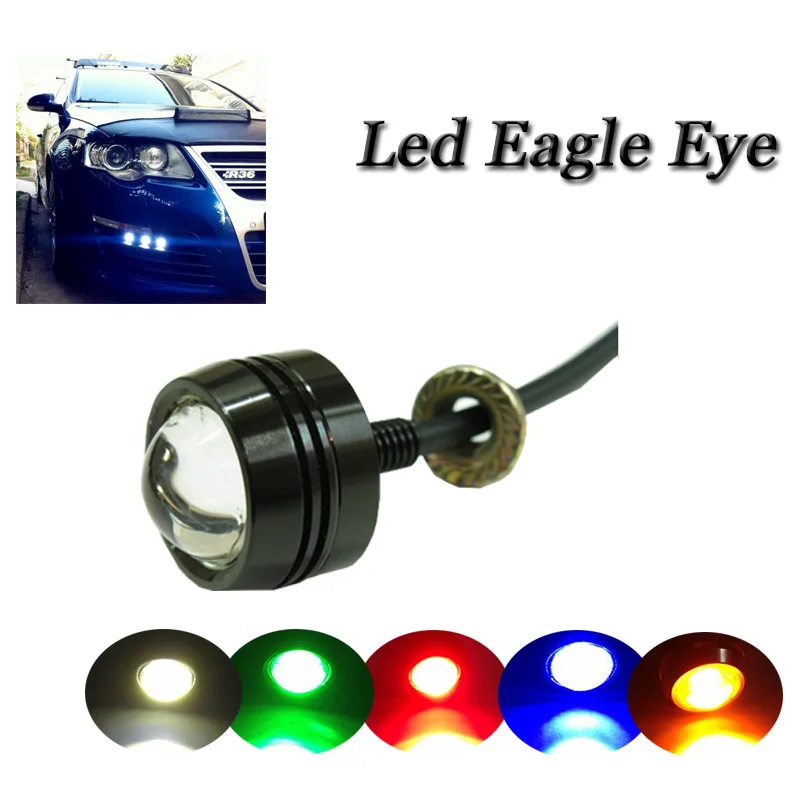 

Car DIY Ultra-thin 23mm 6W Waterproof led  Eagle Eye LED DRL Daytime Running/Brake Lamps /Tail Backup Light for Car Motor Lights