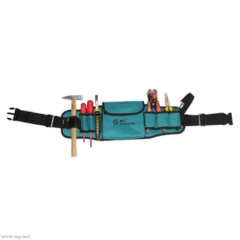

High Quality Belt Waist Tool Bags Waterproof Oxford Cloth Multi Organize Pockets Storage Pouch Electrician Worker Supply