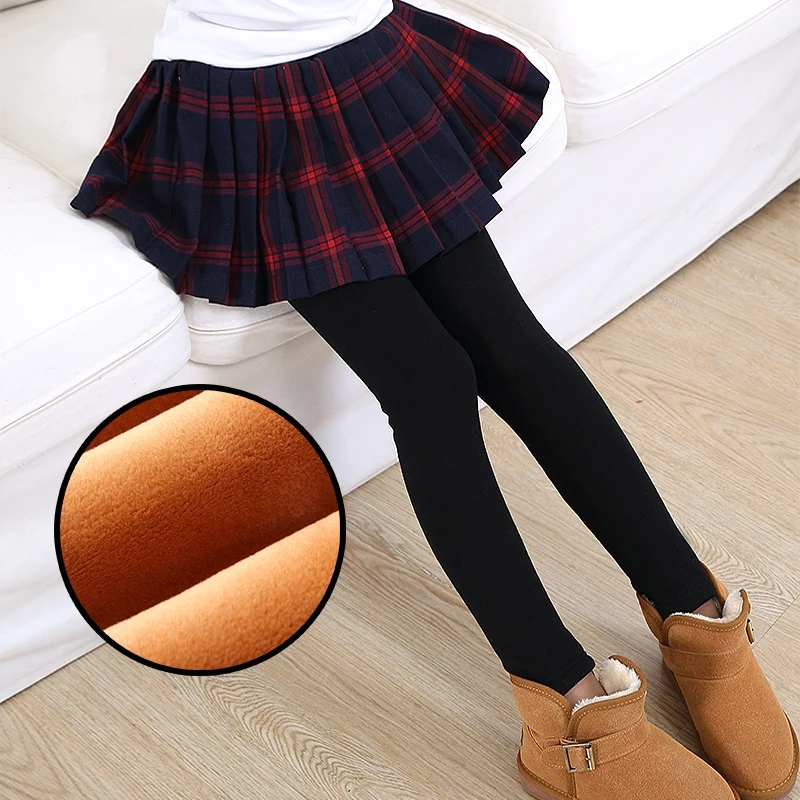 

Free Shipping New Plaid Winter Girl Leggings Girls Skirt-pants Skirt Girls Warm Pants Kids Leggings Skirt-pants British Style