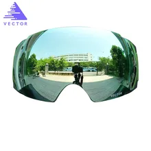 Анти-туман UV400 Лыжный Спорт очки объектив Магнит адсорбции слабый свет оттенок погоду облачно яркости объектива для HXJ20013(только объектив