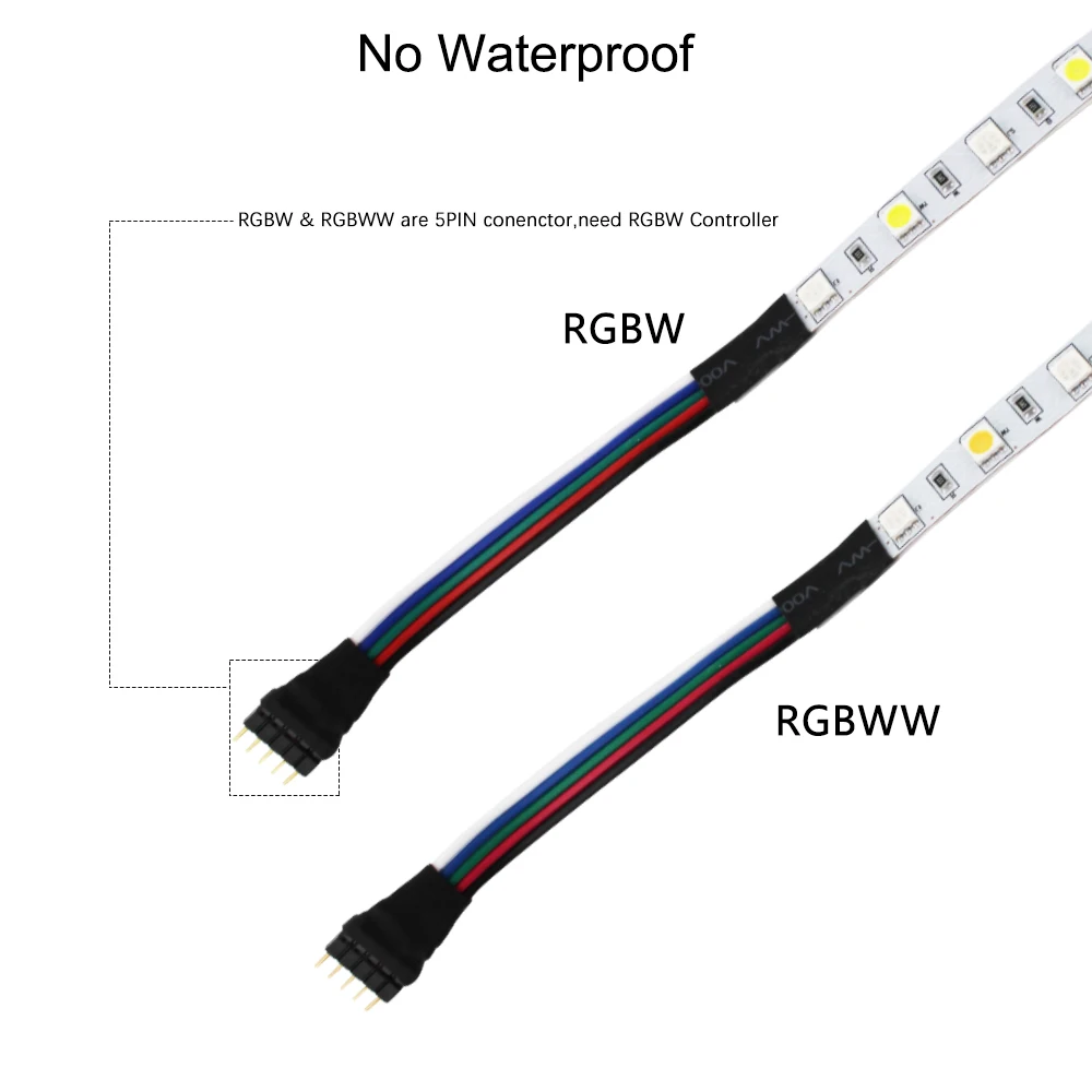 20 м 60 Светодиодный s/M Wifi контроллер 5050 RGB RGBWW светодиодные полосы света лампа Водонепроницаемая гибкая лента Диодная лента DC 12 В адаптер Набор струн