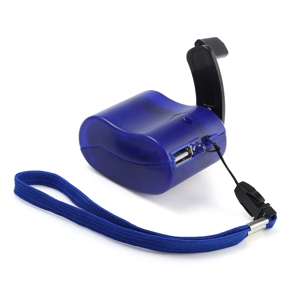 Ручной коленчатый Ручной USB - Цвет: Синий