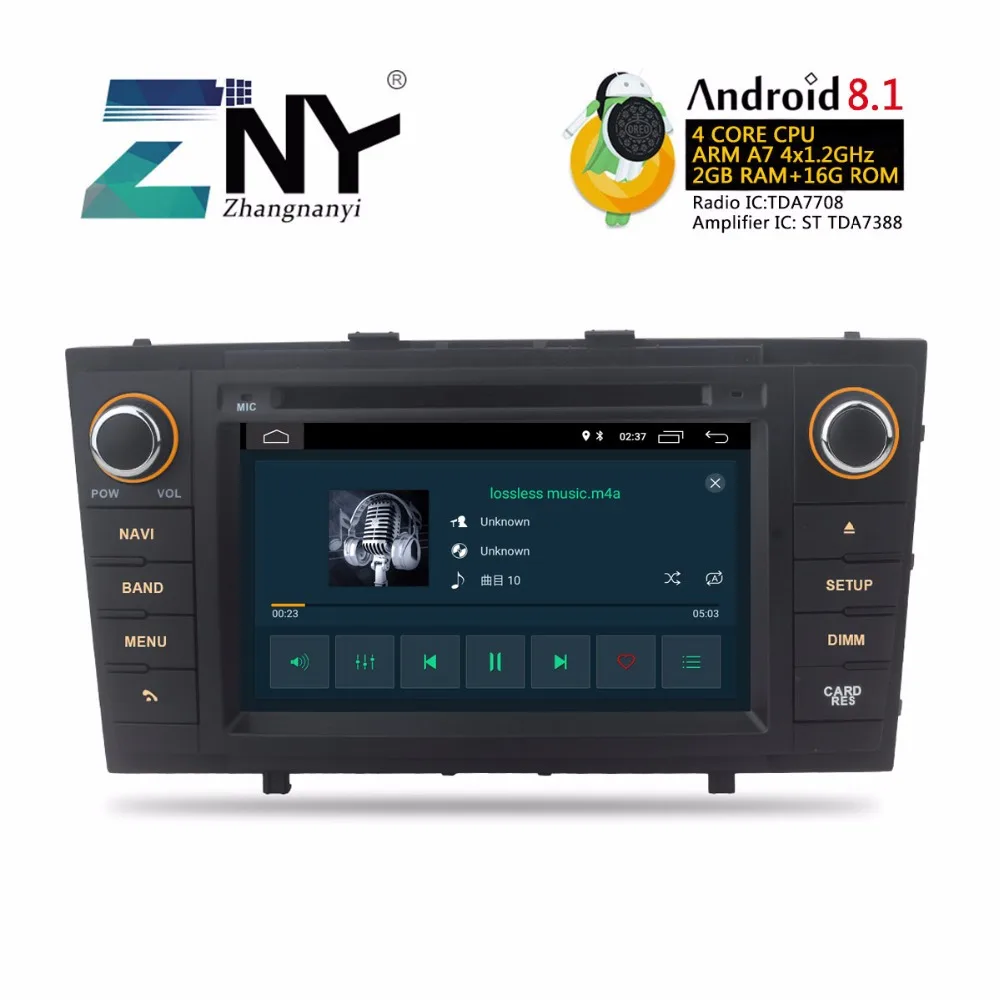 7 &quotAndroid 8 1 автомобильный Стерео Авторадио для Toyota Avensis T27 2009 + gps FM RDS 2 Din