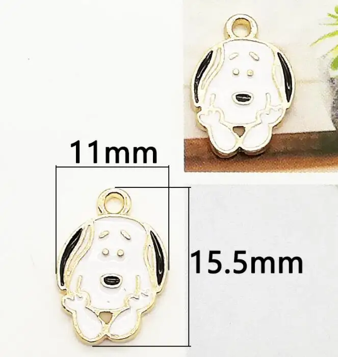 

Hot Cartoon 50 pcs Japanese anime dog DIY Alloy Charms Jewelry Making pendant Accessories M13