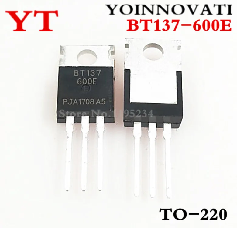 

Free Shipping 100pcs/lot BT137-600E BT137-600 BT137 TO-220 IC Best quality