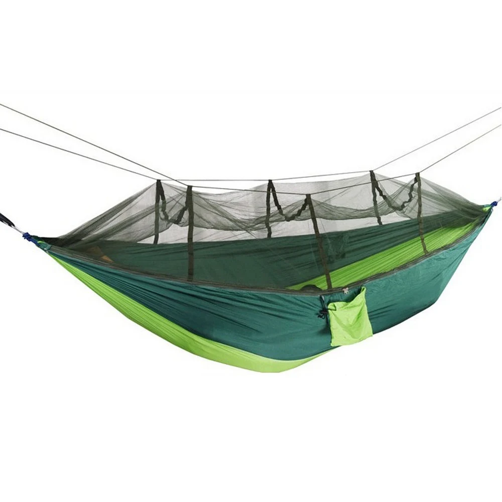1-2 человека Открытый Москитная сетка парашют гамак кемпинг портативный подвесной спальный кровать высокая прочность парашют качели стул