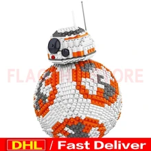 LELE 35020 2069 шт. MOC Star Serise Wars Ultimate Коллекционная модель робота BB8 строительные Конструкторы кирпичи Горячая игрушка подарок для детей