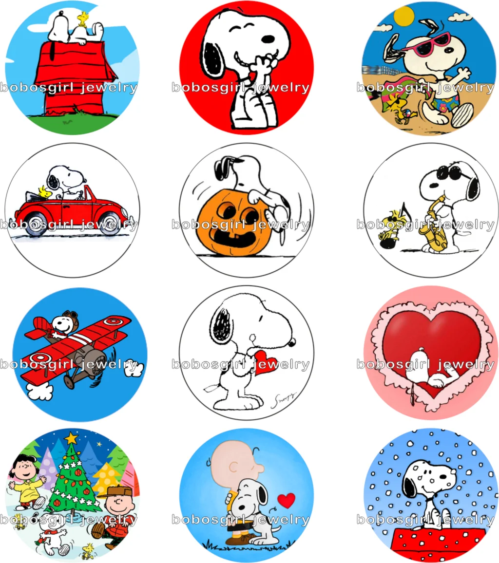

dog glass snap button photo glass cabochon Gl6658