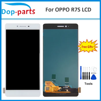 

5.5" IPS LCD For OPPO R7s LCD Dispaly Touch Screen Screen Digitizer Assembly 1920*1080 HD White Color Replacement Parts AAA+++