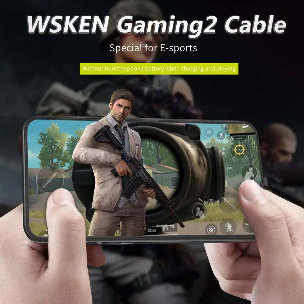 WSKEN USB نوع C الهاتف لعبة كابل الشاحن لسامسونج Hauwei Xiaomi USB C كابل شحن الهاتف المحمول سلك كابل يو اس بي WSKEN USB نوع C الهاتف لعبة كابل الشاحن لسامسونج Hauwei Xiaomi USB C كابل شحن الهاتف المحمول سلك كابل يو اس بي