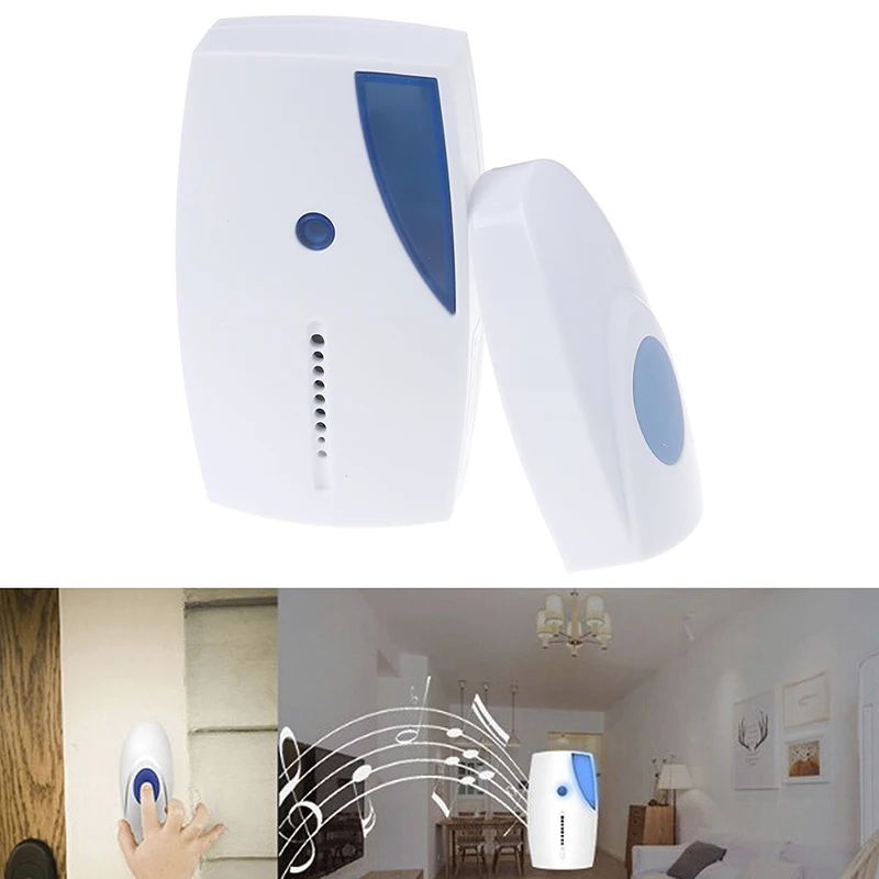 

1Pcs Wireless Door Bell 36 CHIME Home Cordless Portable 100M Range Digital Doorbell