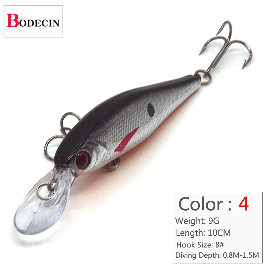 4PCS Minnow Sea Hard Artificial Lures Jerkbait Peche Wobblers For Fishing Bait With Hooks Lot Pike Trolling Swimbaits Fake Baits (4)