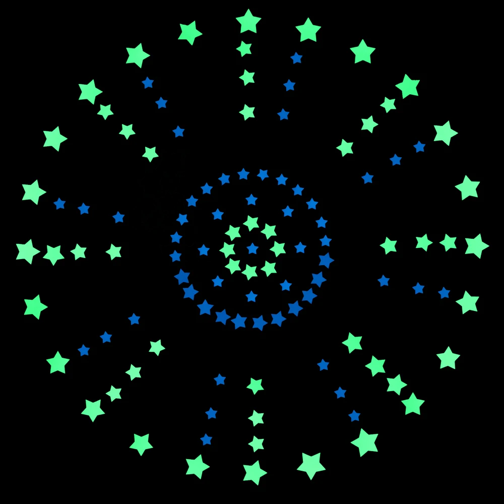 Светится в темноте, наклейки со звездами для украшения потолка, детская комната, спальня, сделай сам, наклейка на стену, домашний декор, светящаяся наклейка