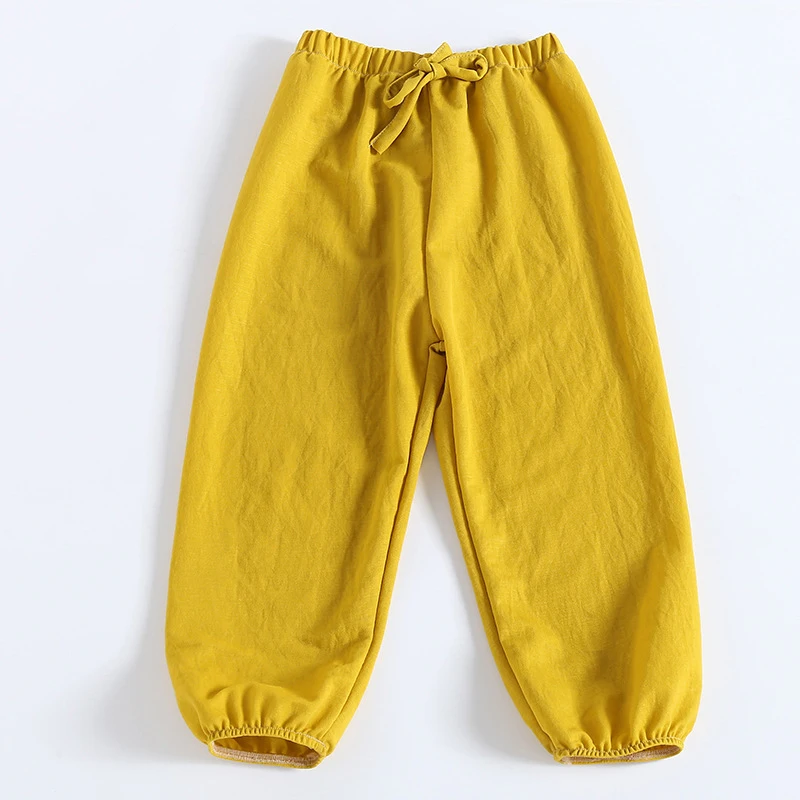 Лидер продаж, детские леггинсы тонкие хлопковые льняные Детские противомоскитные штаны, штаны для мальчика, весенне-осенние детские штаны, одежда для детей - Цвет: 3