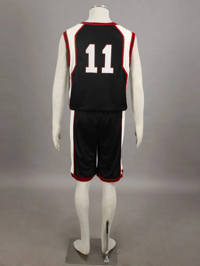 Kuroko no basuke Cosplay Seirin Kuroko Tetsuya #11 Basketball Jersey 1st Black Kuroko no basuke Cosplay Seirin Kuroko Tetsuya #11 Basketball Jersey 1st Black