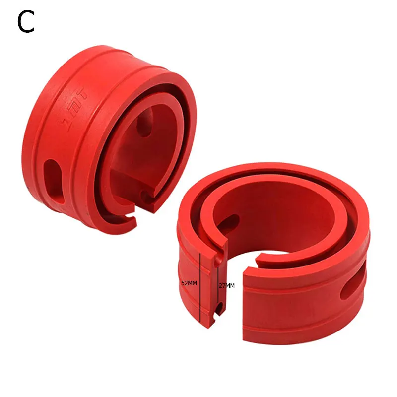 2 шт. красный цвет Автомобильный Стайлинг Авто амортизатор пружинный бампер силовые буферы A/A Plus/B Plus/C/D/E/тип пружины бамперы подушки - Цвет: C Type