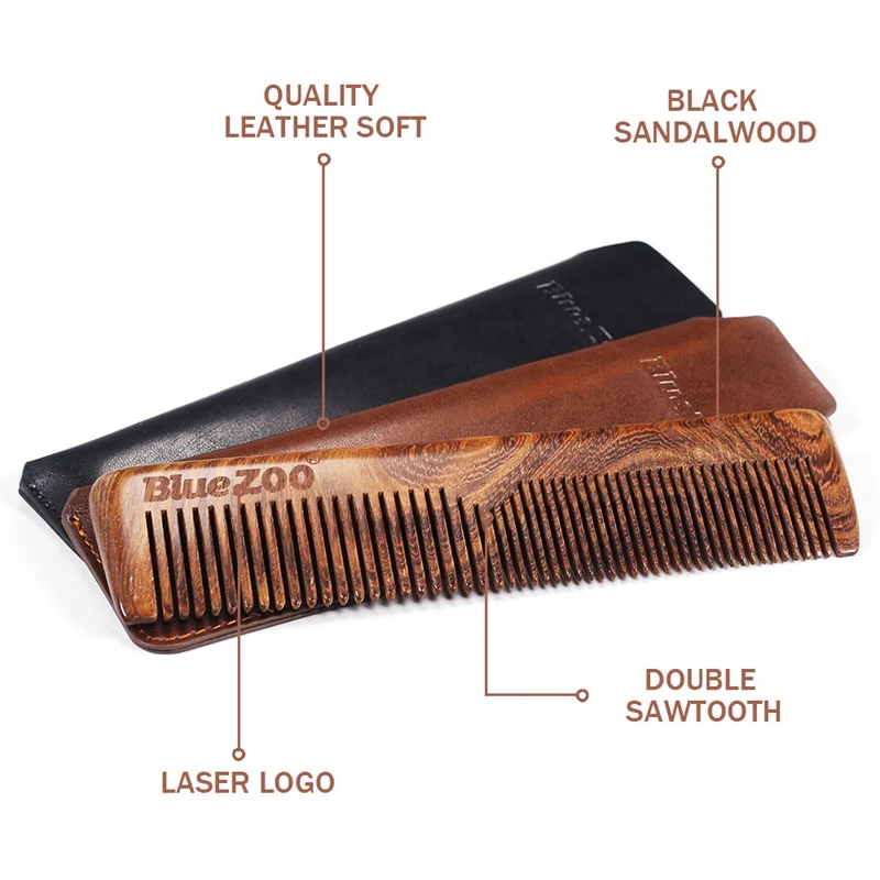 Зимние сандалового дерева Для мужчин средства для бритья гребень борода формирование укладки шаблон борода гребень для волос борода