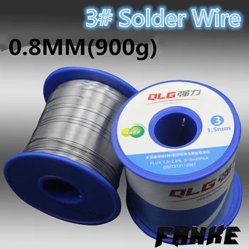 

900g/1pcs 3# 0.8mm 40% Tin 60% Lead Solder wire Melt Rosin Core Soldering Welding