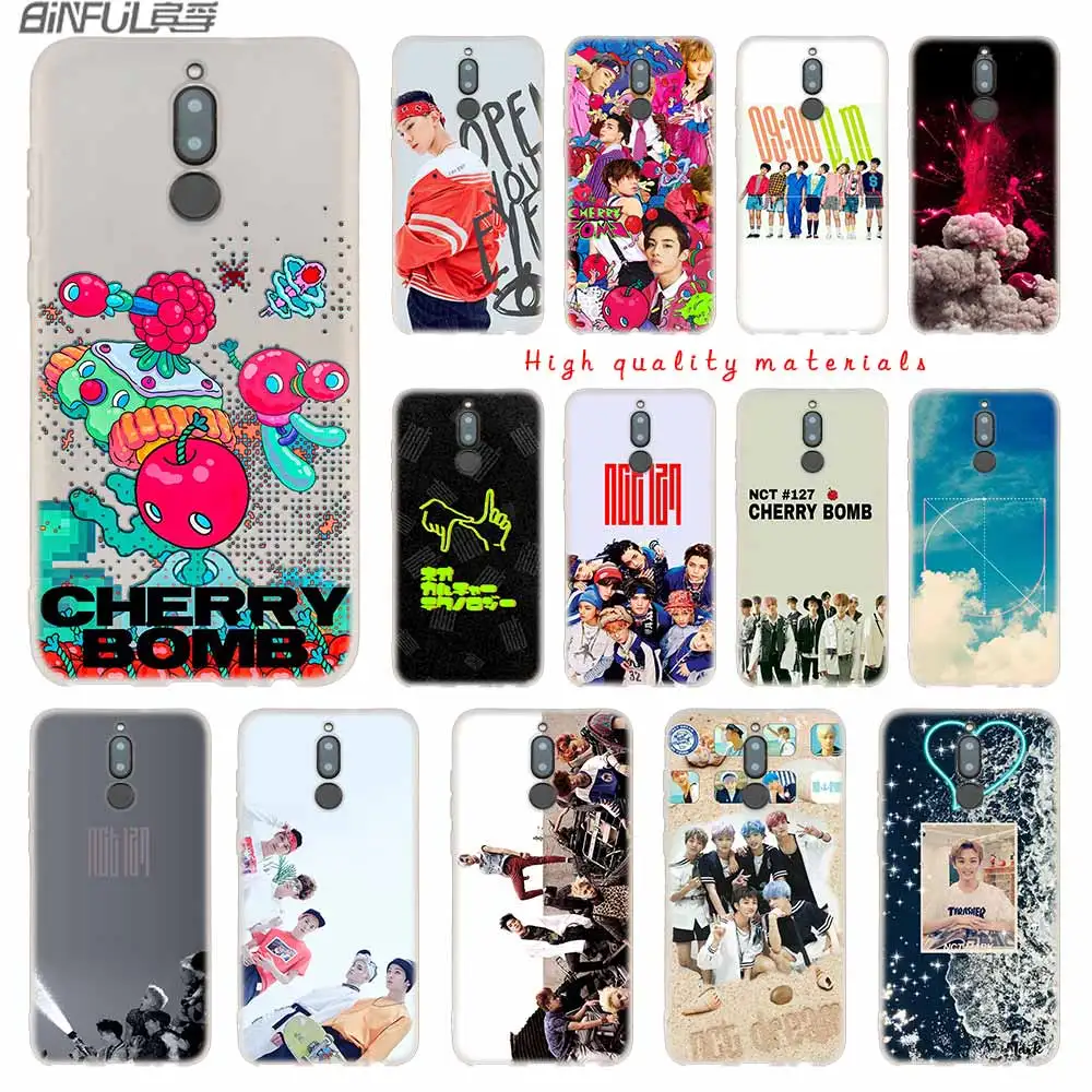 

Soft Silicone Case For Huawei Mate 10 Lite 10 20 Lite Pro 20X S Y5 2017 Y9 2018 2019 NOVA 3 3i 4 Y7 NCT 127 DREAM kpop