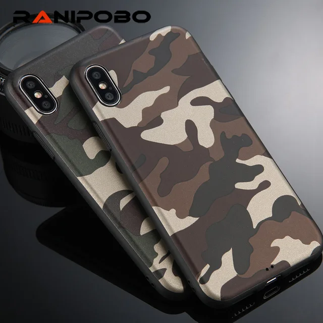 Cool Army Camo Camouflage Phone Cases For iPhone XS Max XR XS X For
