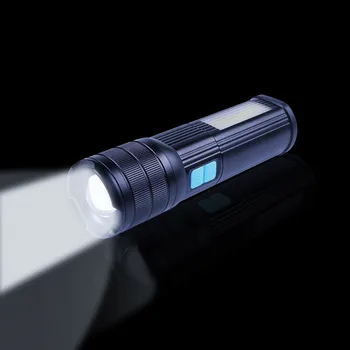 

LED glare rechargeable multi-function super bright COB home with magnet flashlight Work Light flashlight Magnetic USB wire 5.7