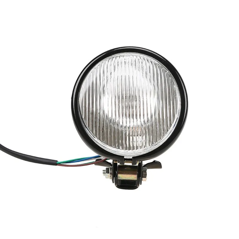 Retro 5 font b Motorcycle b font Front font b Headlight b font Motorbike Motocross Headlamp