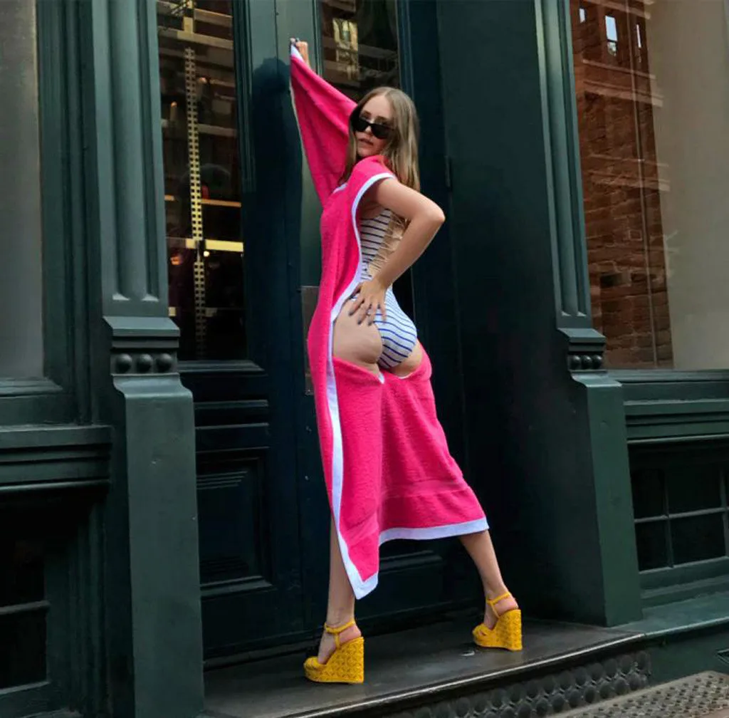Женское боди-бикини с завязками, уникальное банное полотенце, летняя пляжная юбка, дизайнерский банный Халат