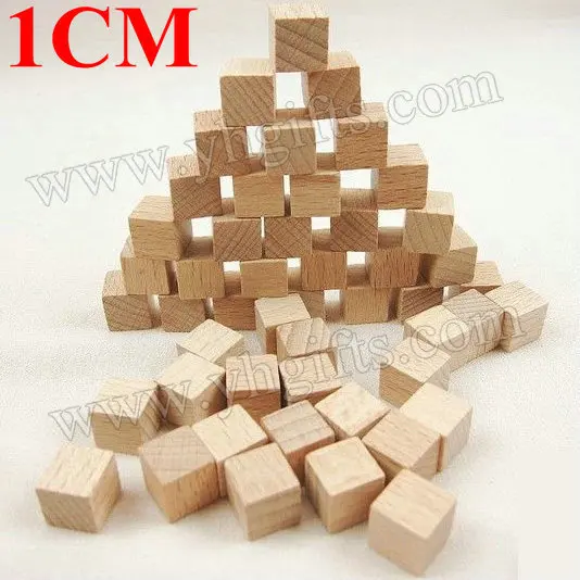 

100PCS/LOT.1cm cube,Solid wood cube,Wooden block, Early educational toys,Assemblage block.Kids toys,Match toys,Creative fun.