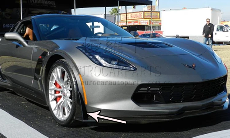 Us 688 0 C7 Frontlippe Fit Fur Corvette C7 Z06 Bis April Stil Carbon Vorder Splitter Fur C7 Spoiler Carbon Material In Stossstangen Aus