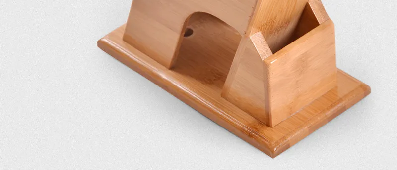Multifunctional Kitchen Accessories Bamboo Knife Holder Ventilated Dry Knife Rest Health Creative Knife Block Free Shipping12