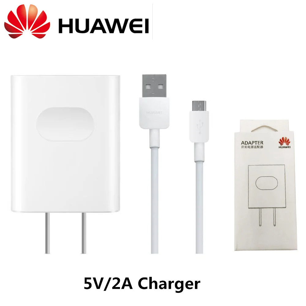 huawei Зарядное устройство для P8 Lite Max Honor Коврики 7 8 мобильного телефона 5 V/2A USB адаптер для путешествий зарядный Micro USB кабель для передачи данных