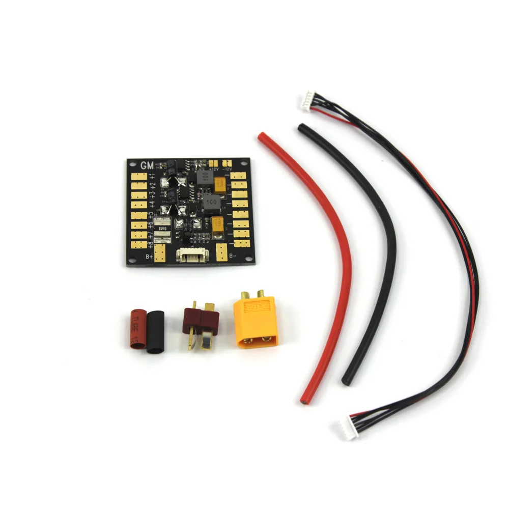 

F14589 Multifunction Power Distribution Board 5.3V BEC for 4-6S Battery Dual 12V Output FPV RC Multicopter ESC Motor APM Gimbal