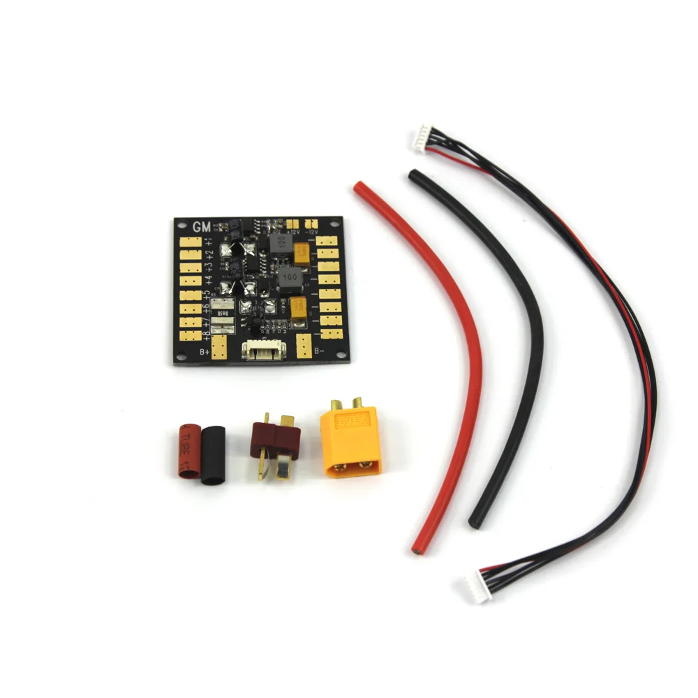 F14589 Многофункциональный Мощность распределительного щита 5.3 В BEC для 4-6 S Батарея двойной 12 В Выход FPV-системы RC multiCopter ESC Двигатель APM Gimbal