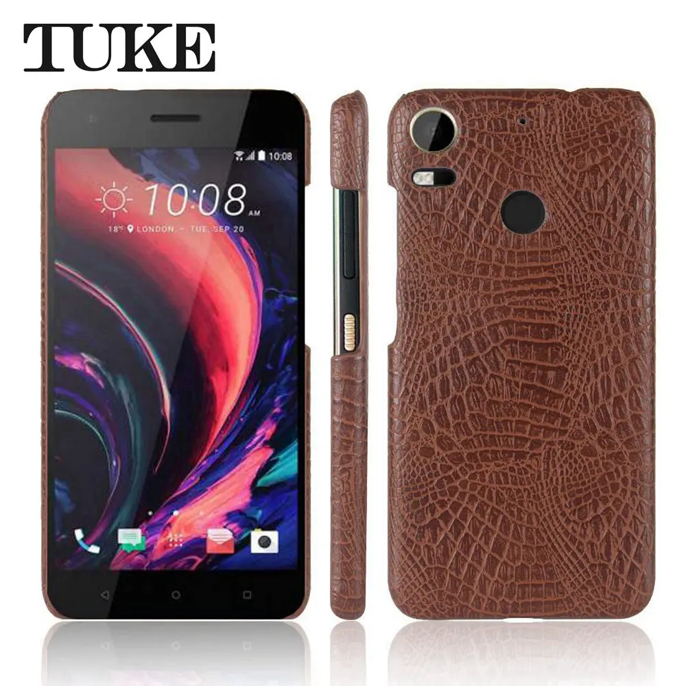 

TUKE Crocodile Pattern Case for HTC Desire 10 Pro Hard PC Back Cover For HTC M10 Pro Leather Coque for HTC 10 Pro Phone Housing