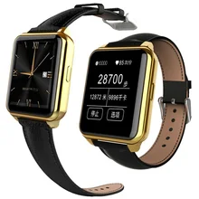 Tragbare intelligente uhren Uhr Sync Notifier Unterstützung Sim-karte Bluetooth-konnektivität Apple iphone Android Telefon Smartwatch Uhr