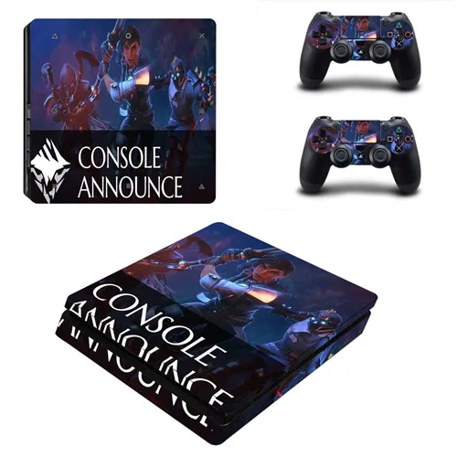PS4 тонкий стикер кожи для игры Dauntless наклейка винил для sony Playstation 4 консоль и контроллеры PS4 тонкий стикер кожи - Цвет: KYSP4S-1195