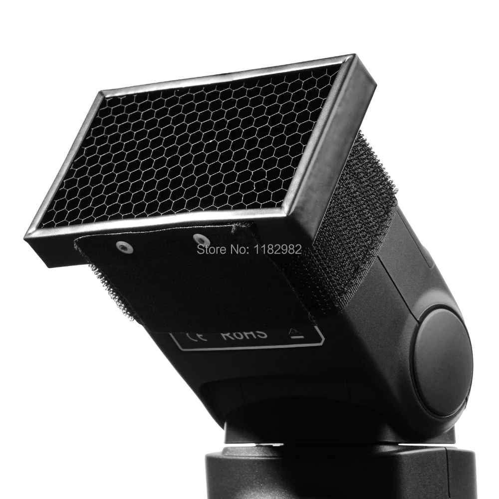 Exempt postage tracking number HC 01 Honeycomb Grid Spot Flash Diffuser Softbox For Canon Nikon 580EX