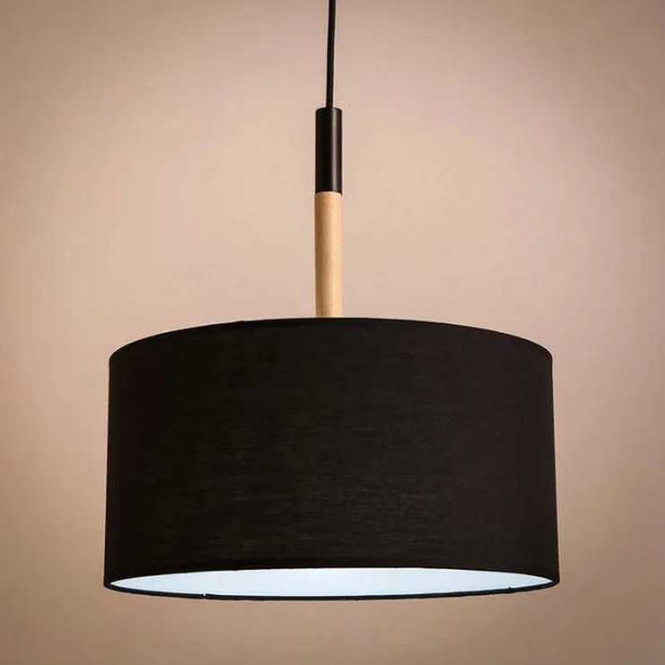 Moderno luces colgantes led montaje para comedor negro blanco ...